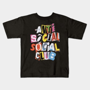 Anti Social Social Club Kids T Shirts for Sale TeePublic